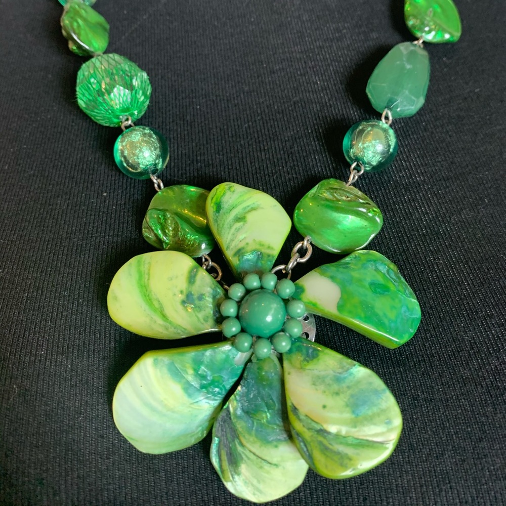 Vintage Statement Necklace Adjustable - image 6